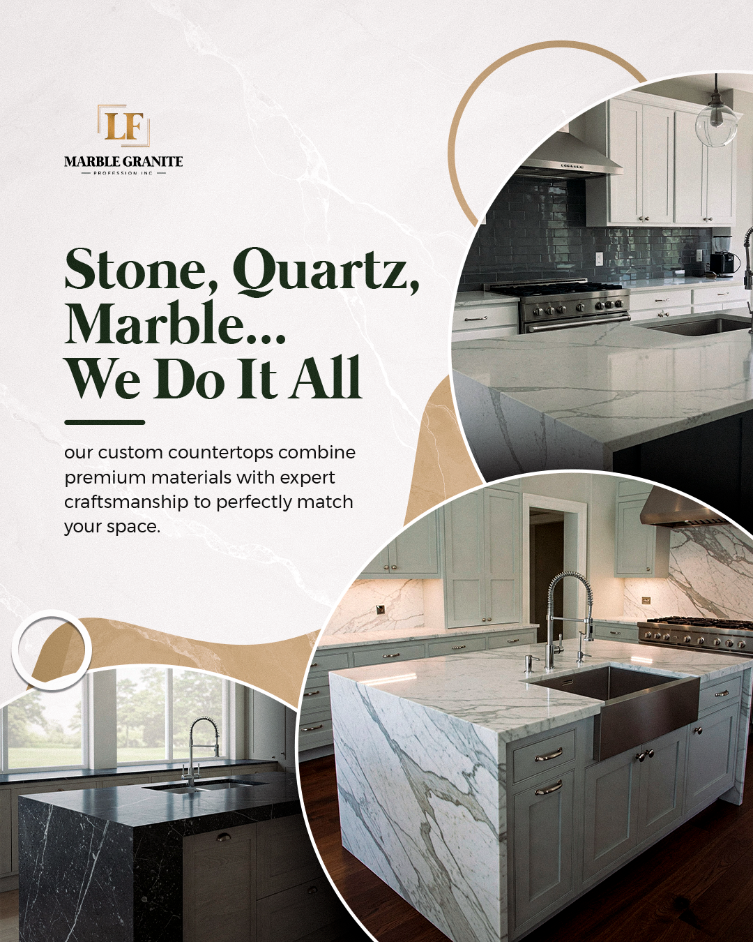 Stone, Quartz, Marble… We Do It All